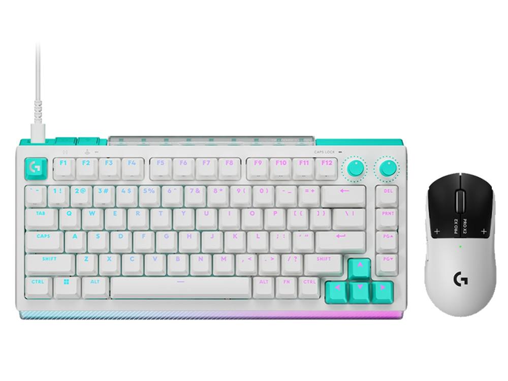 Logitech G G512 X Gaming Keyboard + Logitech G PRO X2 Mouse White Bundle