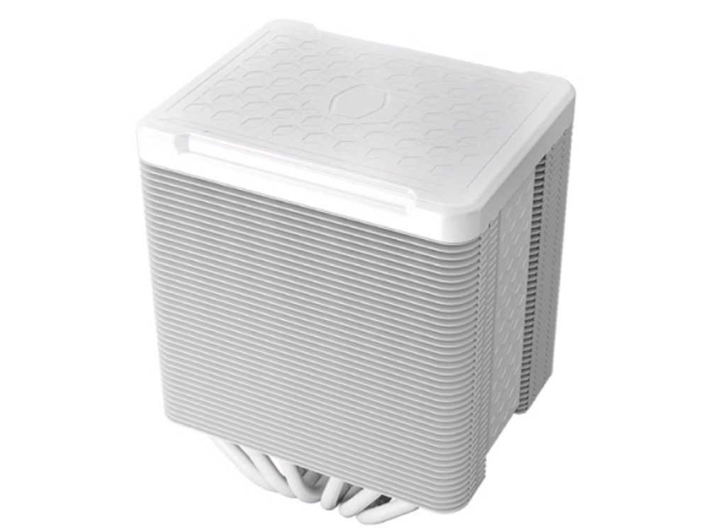 Cooler Master DT621 Dual Tower 6 Heat Pipes 120mm PWM CPU Air Cooler - White