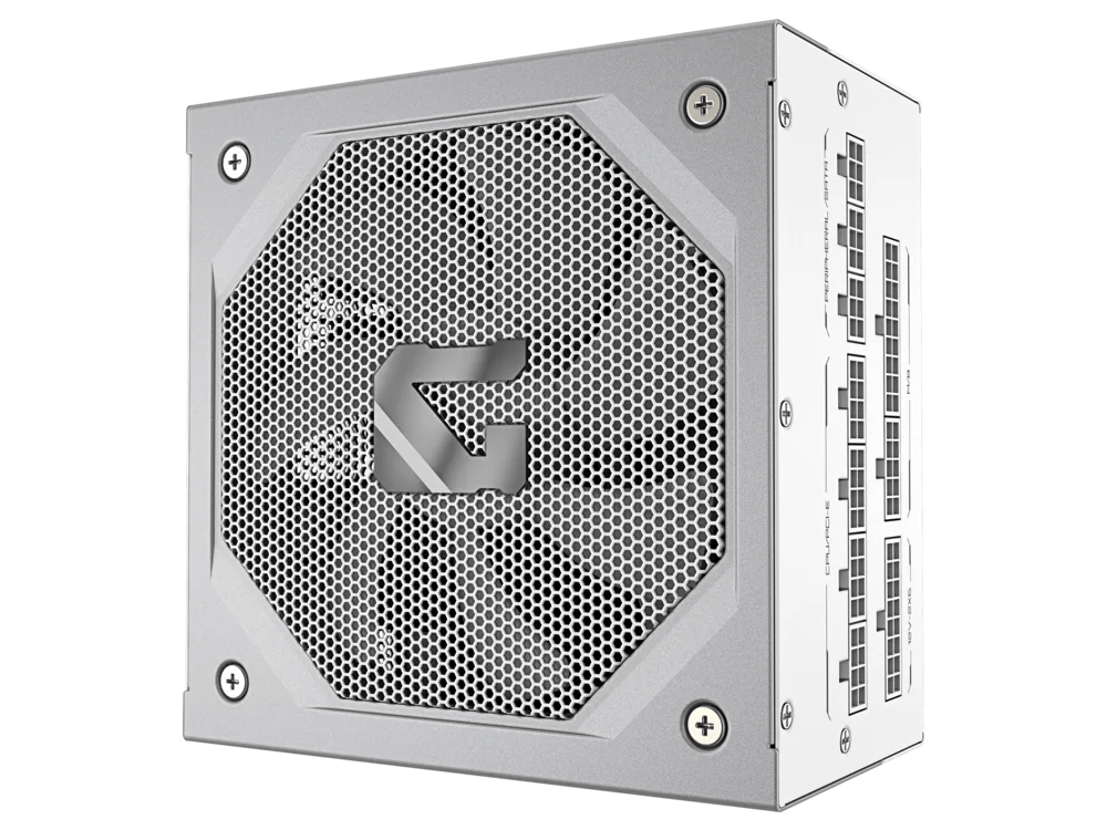 GIGABYTE GAMING 1000GM PG5 ICE 80+ Gold Cybenetics 1000W ATX3.1 Fully Modular Power Supply