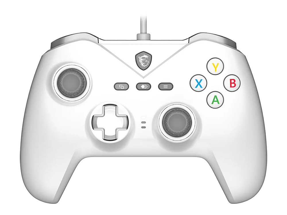 MSI Force GC200 Wired Hall-Effect Gaming Controller - White