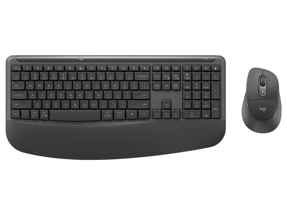 Logitech Signature Comfort Plus MK880 Wireless Keyboard & Mouse Combo - Graphite
