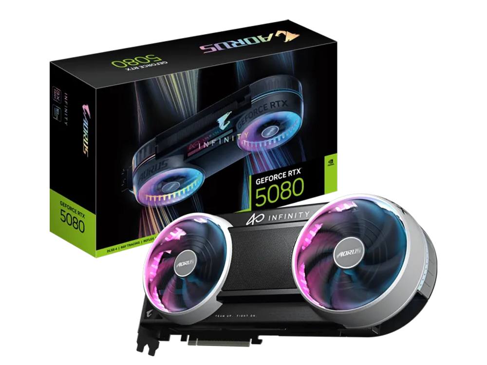 GIGABYTE AORUS GeForce RTX 5080 16GB GDDR7 Graphics Card