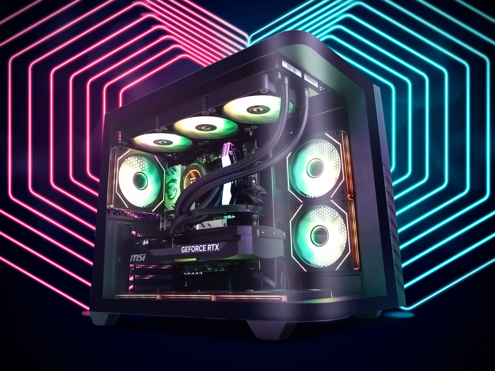 Centre Com Infinity II Ryzen 7 9800X3D RTX 5070 Ti Gaming PC with Windows 11